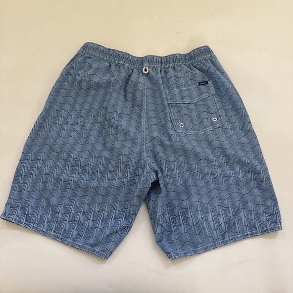 Johnnie-O Men's Swim Trunks Drawstring WAVES Board Shorts Medium Surf Beachy - Picture 5 of 10